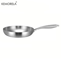 Skanto | Professionele Kookpan - 304 RVS, 2MM dik 5-laags Stalen pan & Kookpan