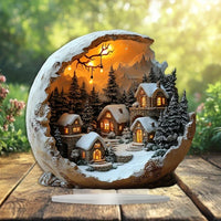 Kerstdecoratie Lunavia | Boho Stijl | Acryl Decoratiefiguur | 23x20 cm