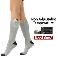 Elektrische Verwarmde Sokken | USB Verwarmde Sokken voor Vrouwen & Mannen | 3 Warmte-niveaus | Ideaal voor Skiën, Fietsen & Buitenactiviteiten | ThermaStep