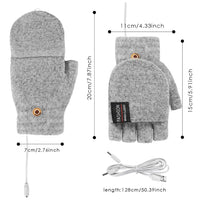USB oplaadbare warme Wave verwarmde handschoenen