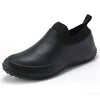 AquaElegance Korte Regenlaarzen voor Mannen | Waterdichte, antislip en comfortabele rubberen schoenen, ideaal voor chefs en buitenactiviteiten in regenachtig weer.