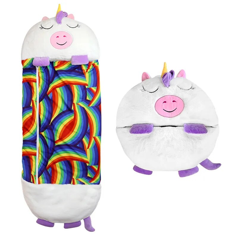 SnuggleBuddy Premium kinderslaapzak | Slaapzak en knuffeldier in één voor warme, veilige nachte