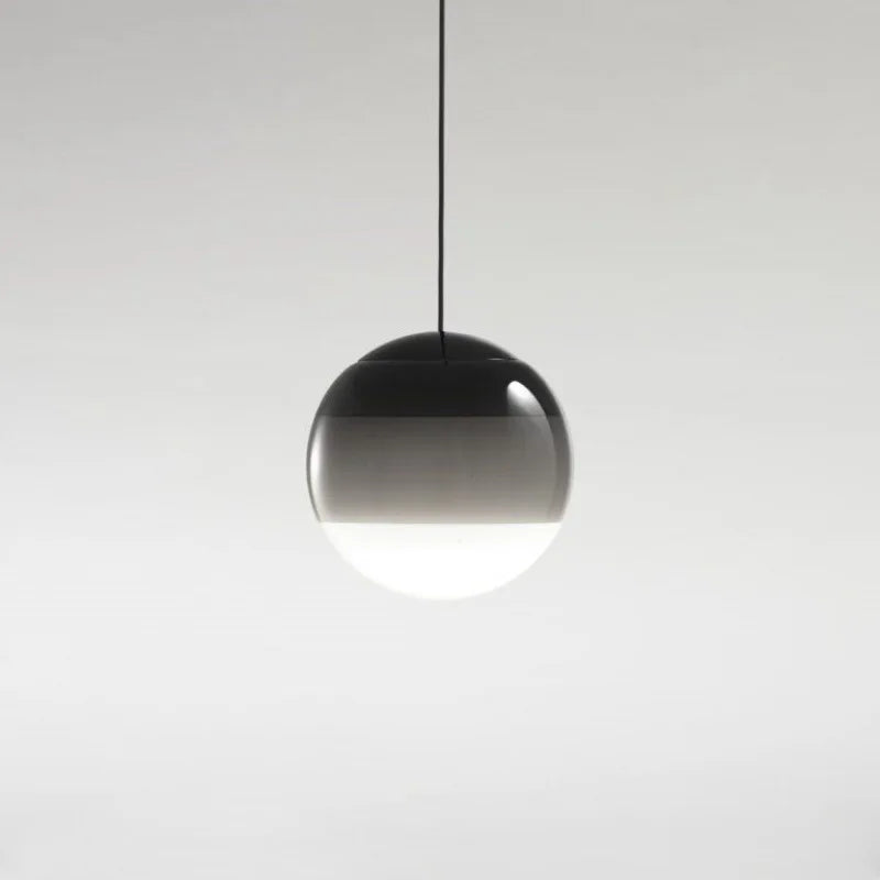 NordicLuxe Gradient Glazen Koepel Hanglamp | Elegante LED hanglamp voor restaurants, koffiehuizen en kinderkamers met een verbluffend kleurverloopontwerp