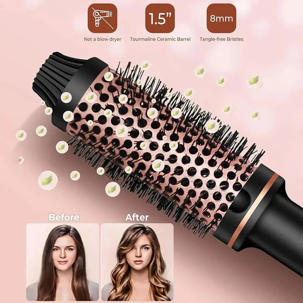Stylique 3-in-1 Ionen-Haarstyler & Krultang | Steilen, Golven, Volume | Anti-verbrandingsborstel