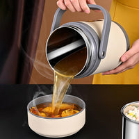 USB Verwarmde Lunchbox | 304 Roestvrij Staal, Draagbare Voedselverwarmer