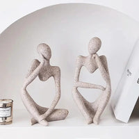 Minimalistische decoratie met abstract patroon