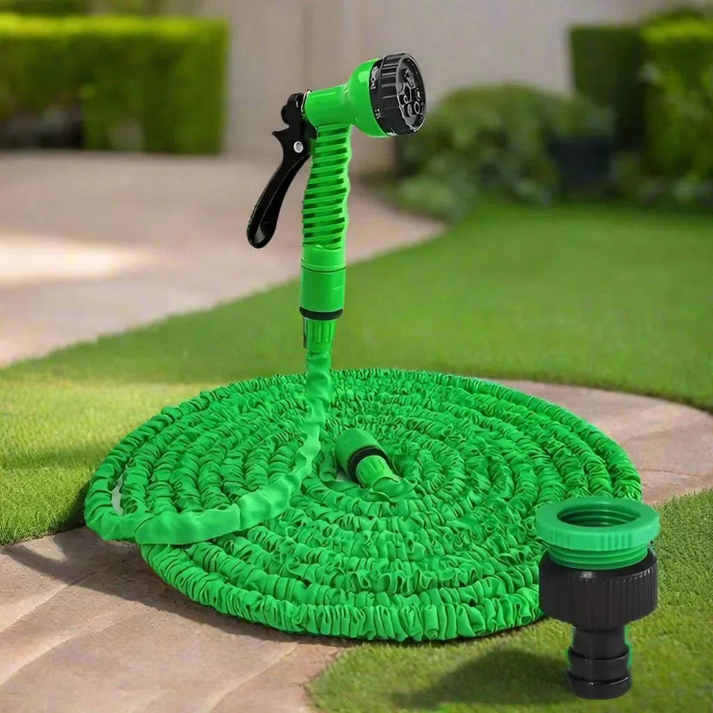 Flexibele Tuinslang met Multi Spray Nozzle Tool