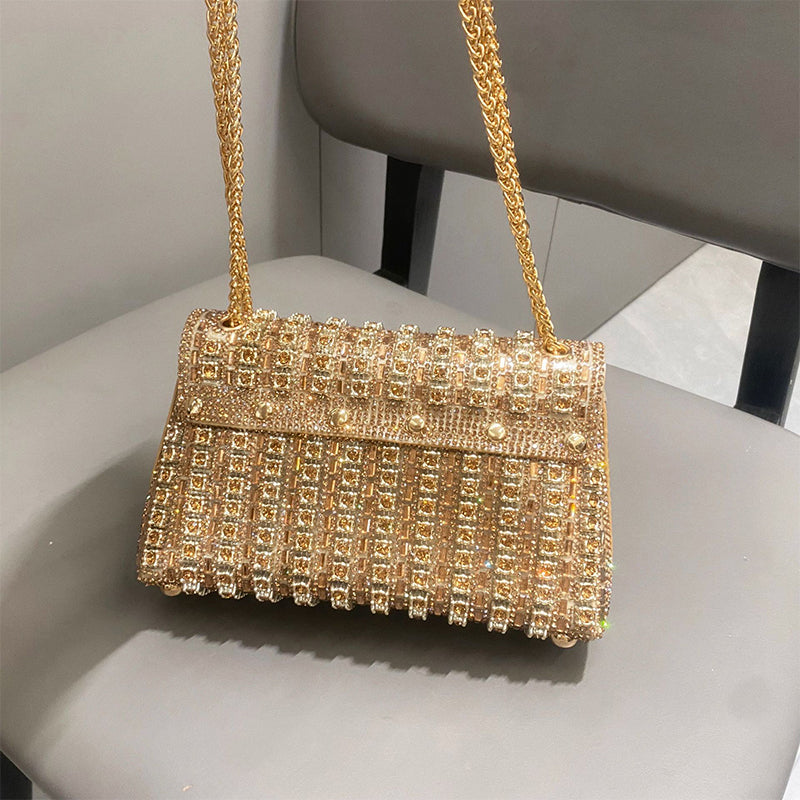 50% KORTING TIJDELIJK | DazzleClutch™ | Strass-beklede avondtas voor vrouwen