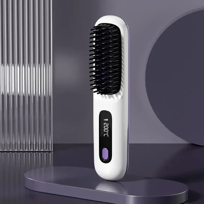 Glissara | Draadloze stijltang | USB-oplaadfunctie & LCD-display | Keramiek & ionentechnologie