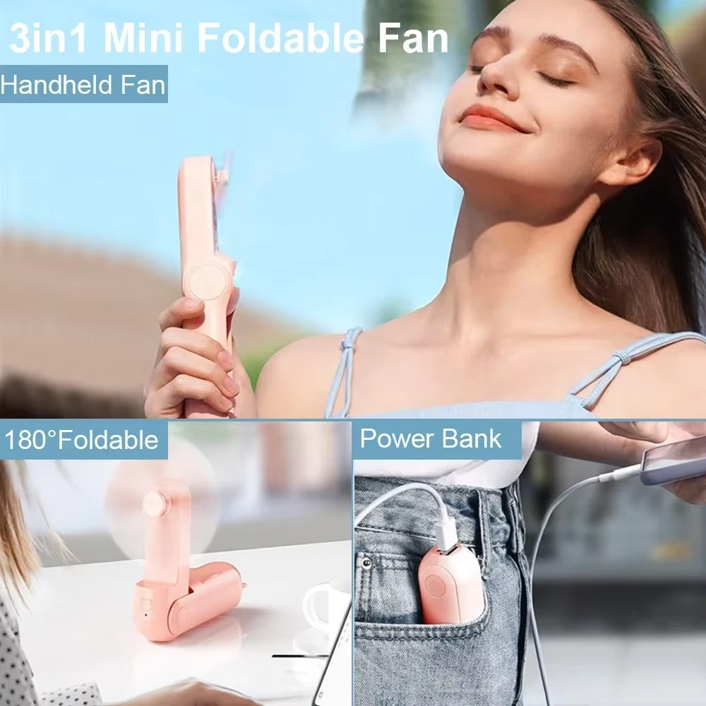 Handventilator | Ventilator met USB & Zaklamp | LuchtBuddy