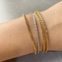 LuxeChain RVS Armband | Elegante glanzende armband voor dames, perfect als cadeaujuweel en ideaal voor elke gelegenheid.