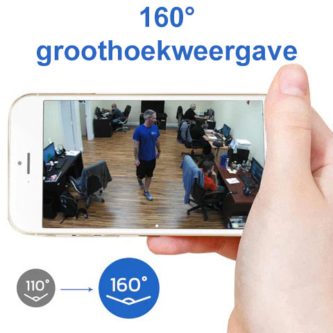 SafeView 160 | Draadloze Beveiligingscamera voor Thuis met HD Nachtzicht