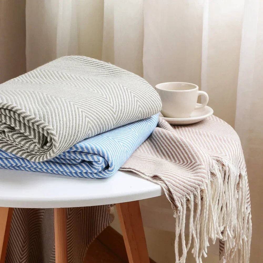 Noordse Strepen Worp Sofa Deken