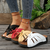 Uniq comfortabele sandalen met voetboog |  Zeg maar dag tegen voetpijn met deze ondersteunende sport sleehakken met een boogknoopontwerp, die verlichting bieden bij eeltknobbels en fasciitis plantaris met ademend comfort.
