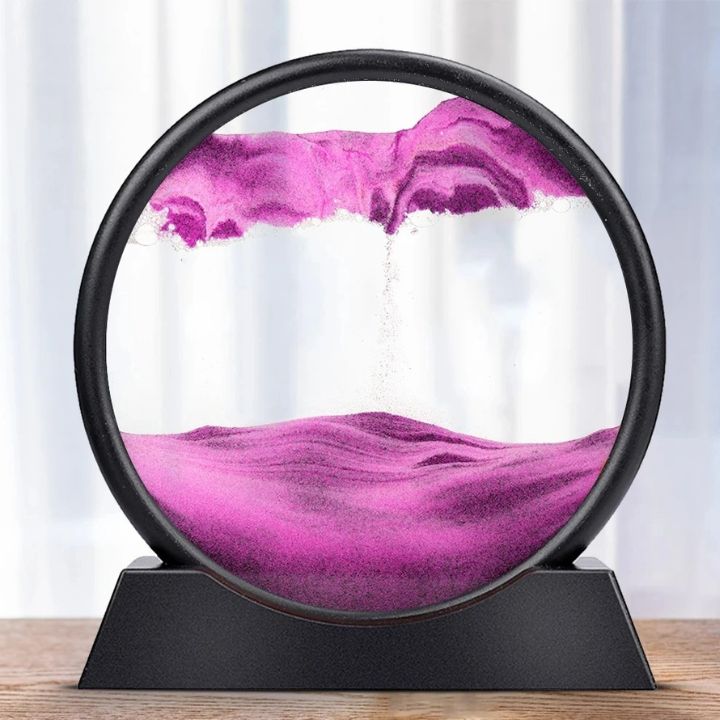 Zandloper | 3D Zandkunst Diepzee | Rustgevend Vloeieffect | AquaScape
