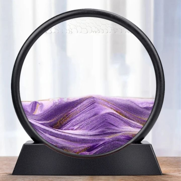 Zandloper | 3D Zandkunst Diepzee | Rustgevend Vloeieffect | AquaScape