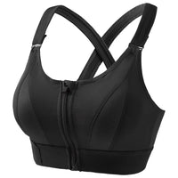 LuxeFit Criss-Cross Yoga Bh | Stijlvolle gewatteerde draadloze sportbh met schokabsorberende ondersteuning en naadloos ontwerp voor ultiem comfort en prestaties
