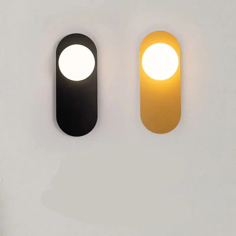 NoctisLume Ovale Muurlamp | Elegante en ruimtebesparende LED-armatuur voor slaapkamer, hal en leeshoek