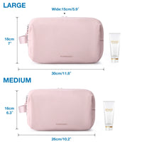 Kosmetixo Waterdichte Kosmetictas voor Dames & Heren | Lichte Toilettas in S/M/L | Reisaccessoires voor Verzorgingsproducten & Make-up | Unisex Reisorganizer
