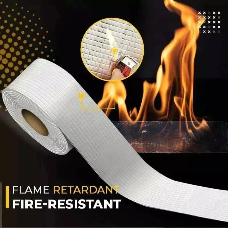 Warmtebestendige waterdichte tape - Aluminiumfolie dikker butylband voor wand-, zwembad-, en dakreparatie - zelfklevende duct tape
