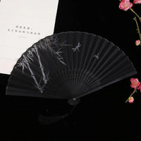 Traditionele Japanse Stijl Bloemen Handventilator