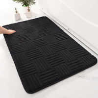 Arcadia - Dikke Gestreepte Antislip Badmat met Zacht en Absorberend Vermogen