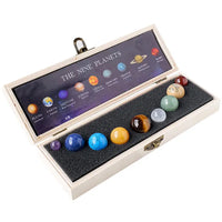 GalaxyGem | Decoratief zonnestelsel met natuurlijke edelsteenbolletjes