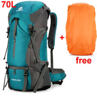 Alpivento 70L Trekkingrugzak | Waterdichte Campingrugzak met Regenhoes | Grote Outdoor Rugzak voor Wandelen, Bergbeklimmen en Reizen  Merk:
