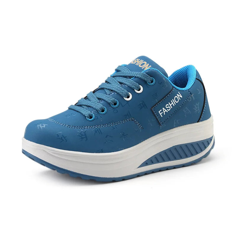 VeluxeStride Herfst Luxe Hardloopschoenen | Elegante leren veterschoenen met comfortabele plateauzool voor moeiteloze stijl en ondersteuning tijdens je runs