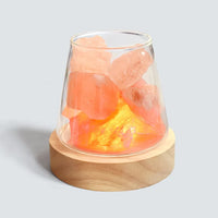 Himalaya Zoutlamp - Kristallen Nachtlicht & etherische olie diffuser