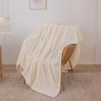Caelidra - Geruite Zachte Fluwelen Deken Warm Knusse Plaid voor Bank en Bed