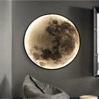 Decoratieve LED wandlamp in de vorm van een maan