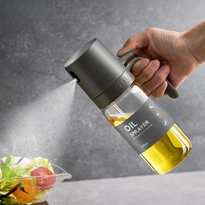 Gourmet Mist 250ml Hoge Borosilicaatglas Olie Sprayfles – Perfect voor Gezond Koken