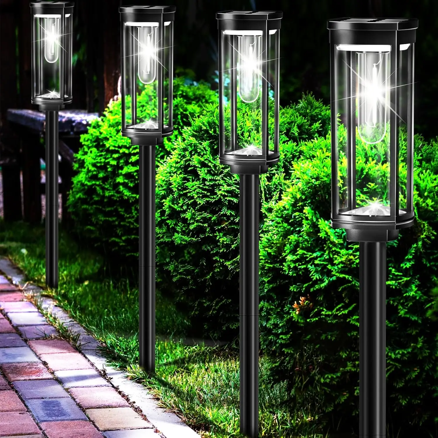 Zonne-Gartenlamp met warm LED-licht – Weerbestendig aluminiumdesign | Brehn