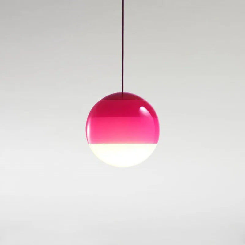 NordicLuxe Gradient Glazen Koepel Hanglamp | Elegante LED hanglamp voor restaurants, koffiehuizen en kinderkamers met een verbluffend kleurverloopontwerp