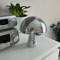 GlowSphere Disco Bal Paddenstoel | Luxe tafeldecoratie met gespiegelde disco-effecten