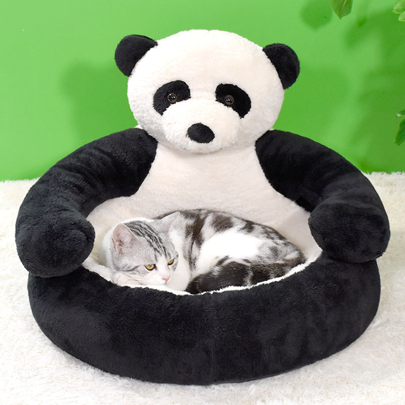 CuddleCub - Winter pluche hondenbed in berenvorm