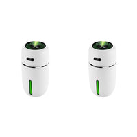 AromaLux Mini Luchtbevochtiger | Elegante USB-bevochtiger met 7 LED-kleuren voor een ontspannende sfeer in huis, op kantoor of in hotelomgevingen.