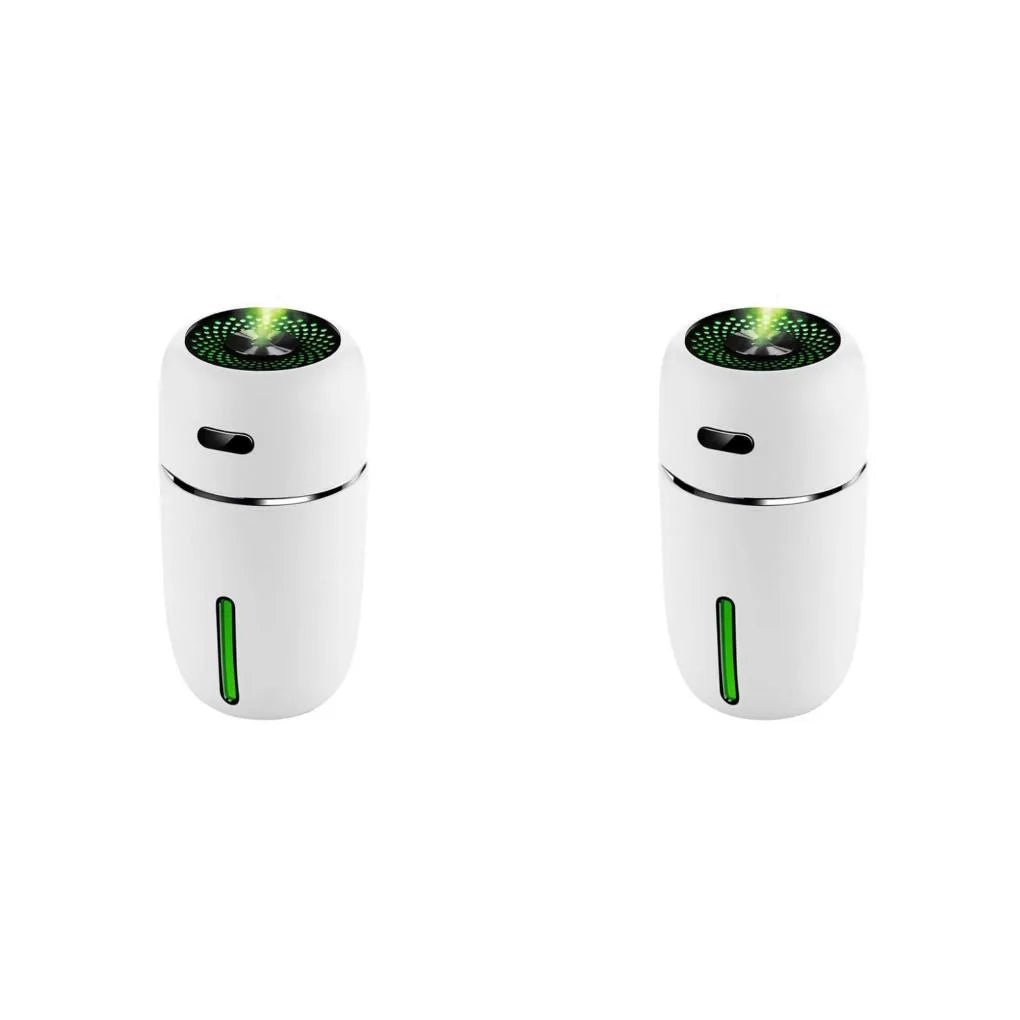AromaLux Mini Luchtbevochtiger | Elegante USB-bevochtiger met 7 LED-kleuren voor een ontspannende sfeer in huis, op kantoor of in hotelomgevingen.