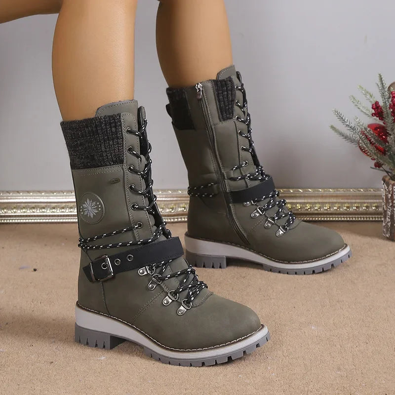 VelvetNest Luxe Fuzzy Boots | Gezellige, antislip winterlaarzen met zachte zolen en pluche fleece voering voor ultiem comfort en stijl