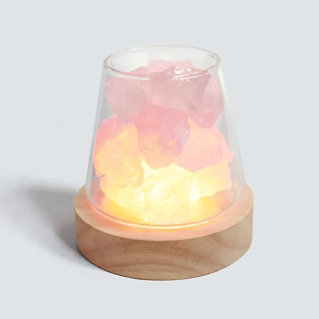 Himalaya Zoutlamp - Kristallen Nachtlicht & etherische olie diffuser