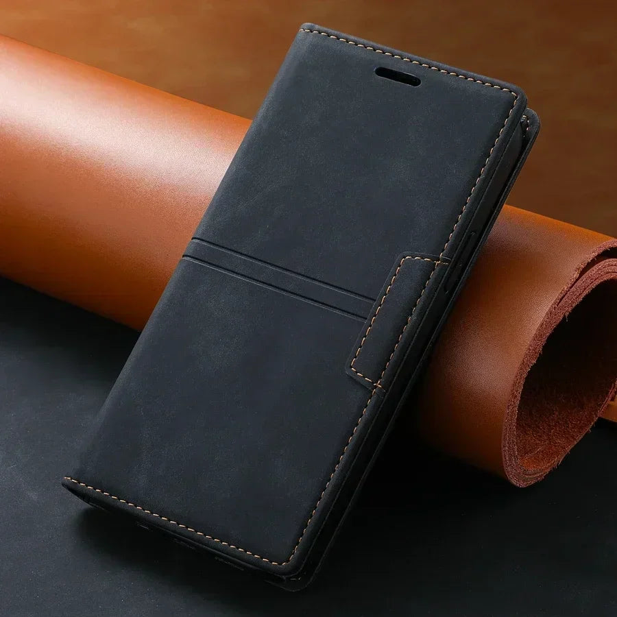 Lederen Wallet Hülle Flip Case - Google Pixel