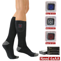 Elektrische Verwarmde Sokken | USB Verwarmde Sokken voor Vrouwen & Mannen | 3 Warmte-niveaus | Ideaal voor Skiën, Fietsen & Buitenactiviteiten | ThermaStep
