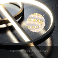 Moderne LED hanglamp – geometrisch design, plafondverlichting voor woonkamer en eetkamer