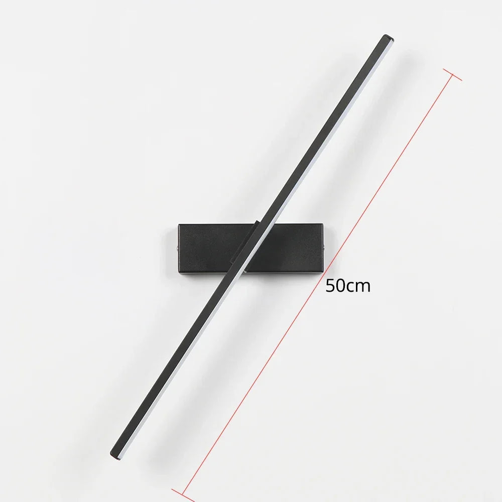 AuroLite Verstelbare LED-Wandlamp | 330° Draaibaar | Modern Design voor Slaapkamer & Woonkamer | Aluminium