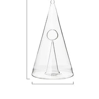 Wijn karaf glas piramide | Snel werkende waterval wijngieter en separator