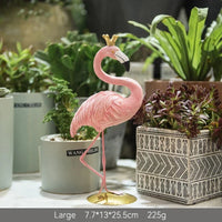 Flamingo-figuur van hars moderne decoratie