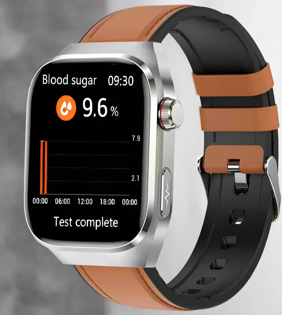 Unisex Smartwatch met ECG Gezondheidsmonitoring Bluetooth AMOLED Scherm