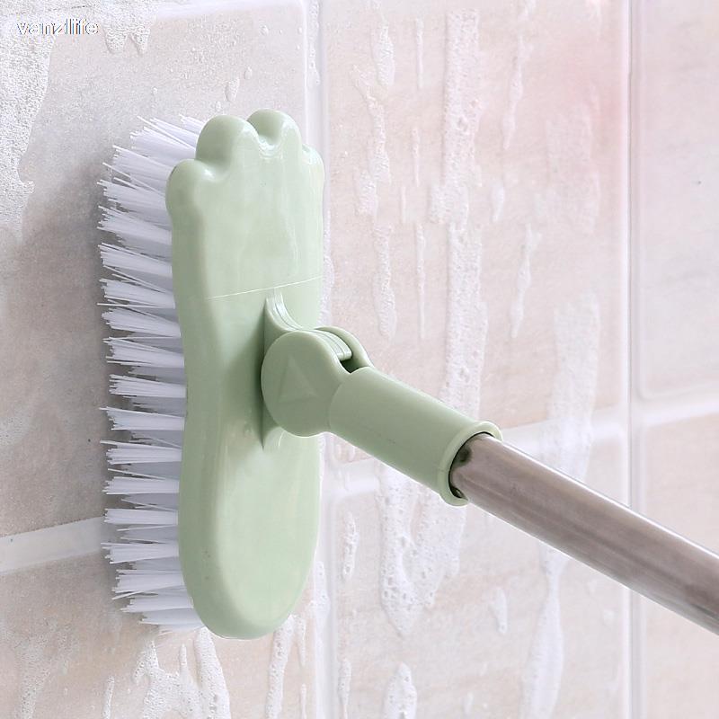 Telescopische roterende borstel | Perfect schoonmaakgereedschap voor badkamer en terras
