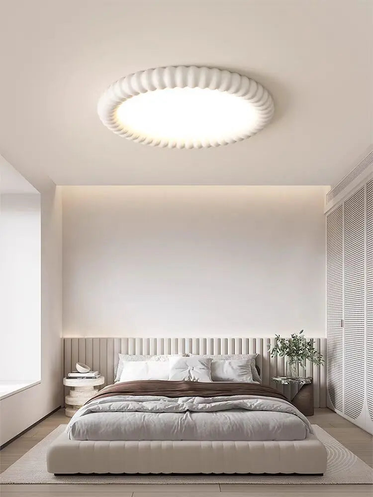 Moderne plafondlamp LED met decoratieve rand